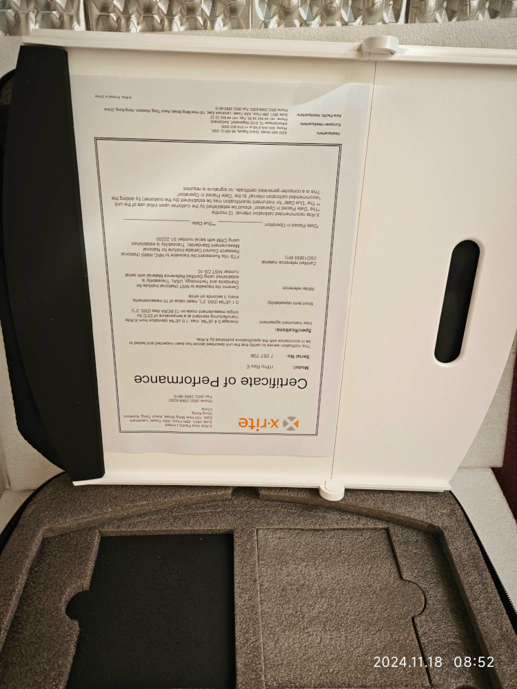 Spectrophotometer EFI Xrite