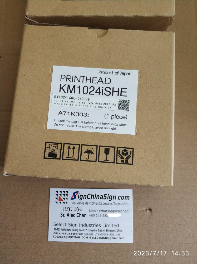 Konica km1024ishe printhead
